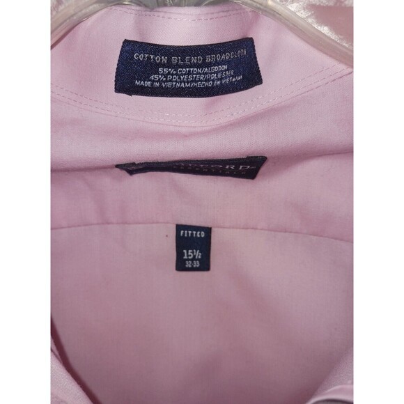 Stafford Essentials Long Sleeve Dress Shirts Size 15.5 34/35 & 32/33 Lot Of 2 - Picture 10 of 10